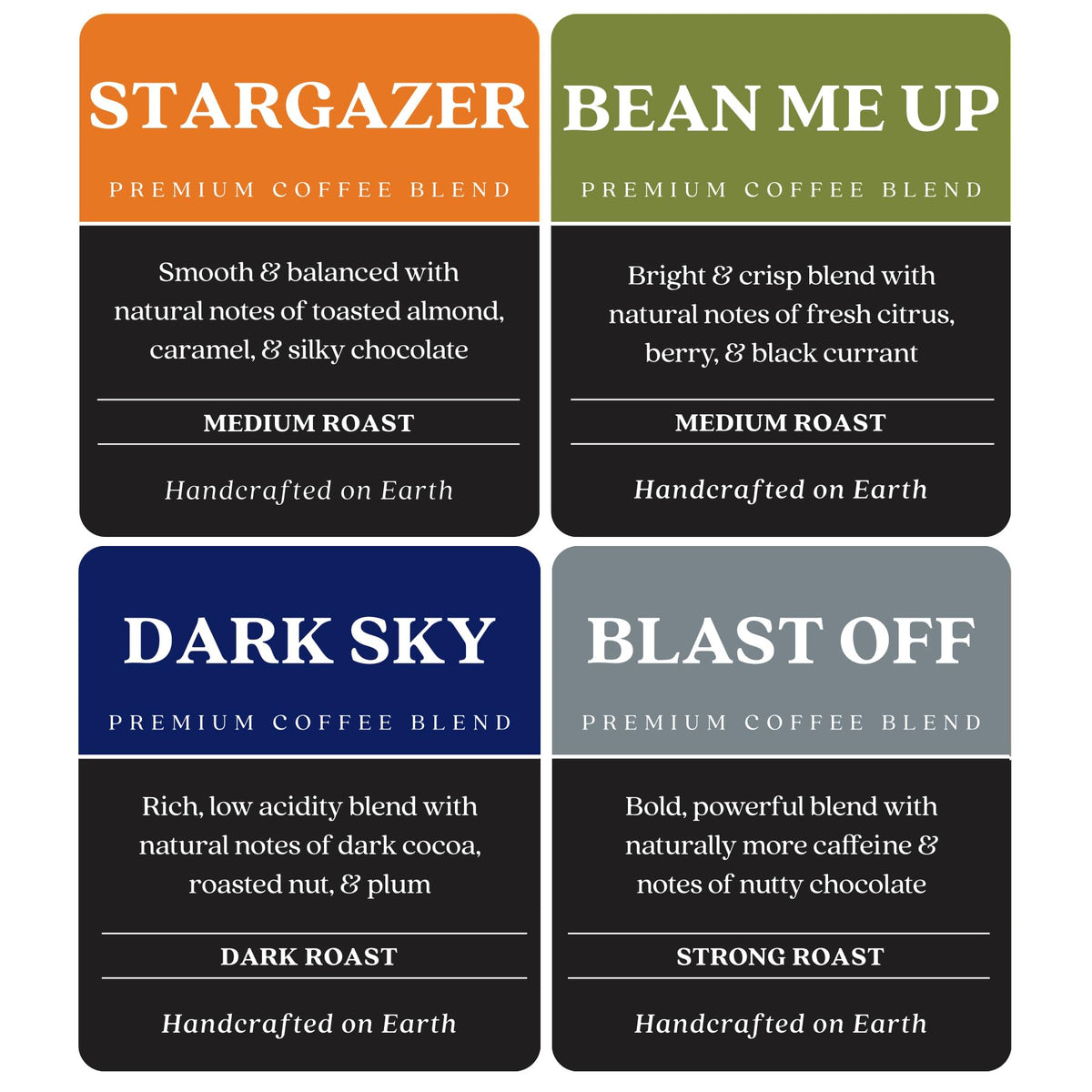 Copper Moon Discovery Variety Pack K-Cup Pods | Light, Medium & Dark Roasts – 80 Count