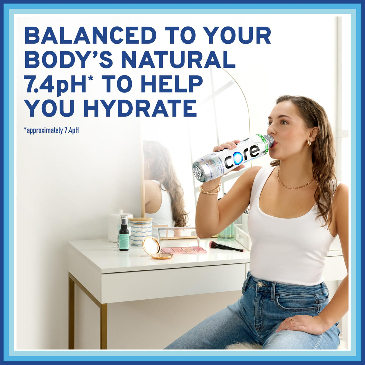 Core Hydration Perfectly Balanced Water - 0.5 L Bottles, 24 Count (4 Packs of 6)