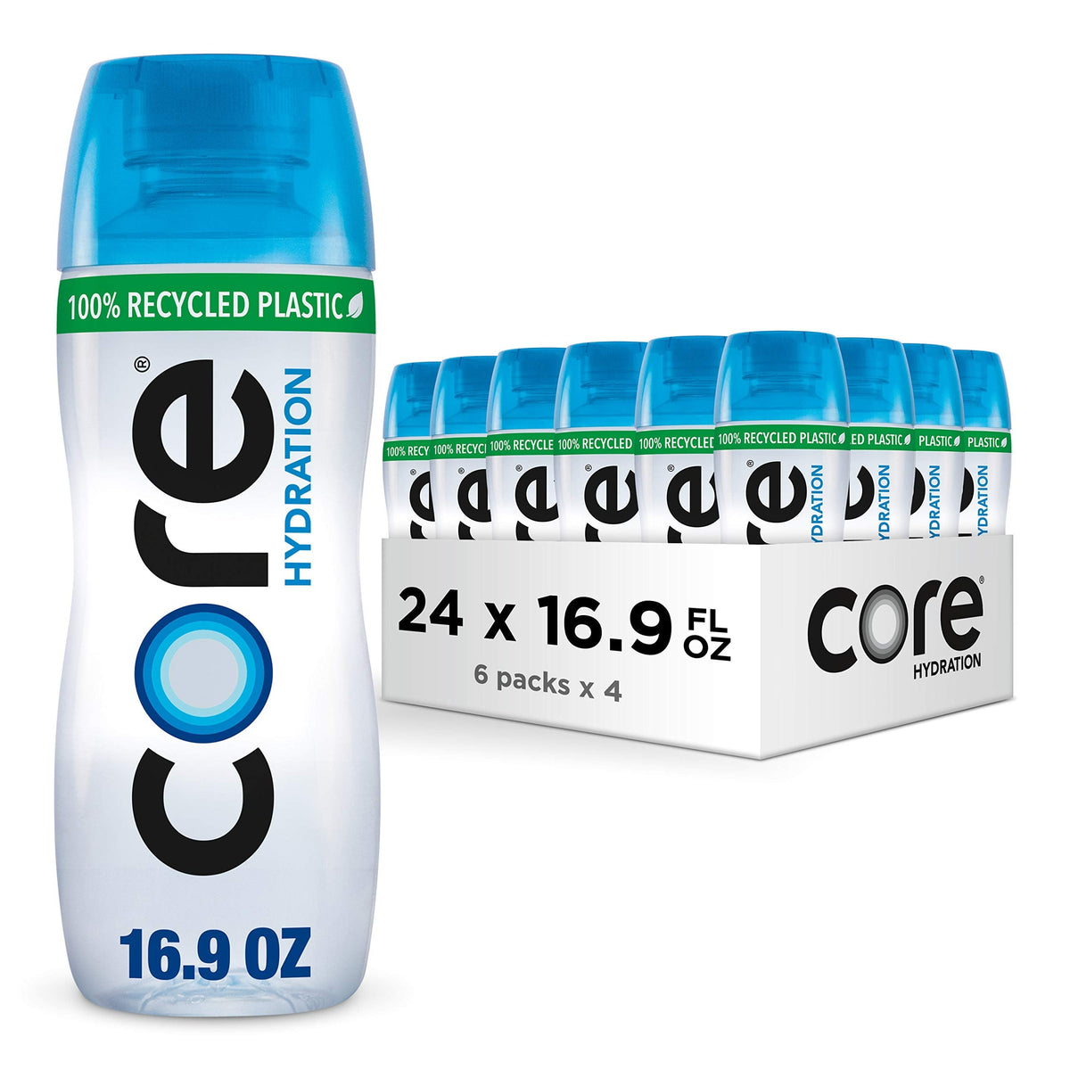 Core Hydration Perfectly Balanced Water - 0.5 L Bottles, 24 Count (4 Packs of 6)