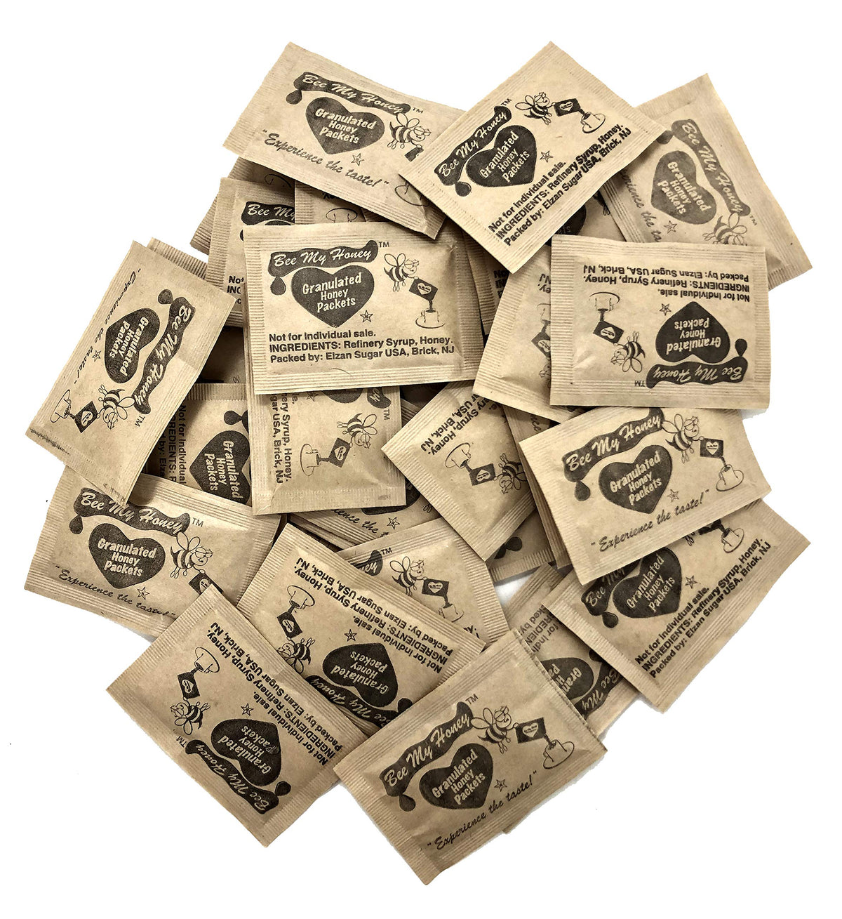 Corim Bee My Honey Pure Granulated Honey Packets – 300 Single-Serve Packets