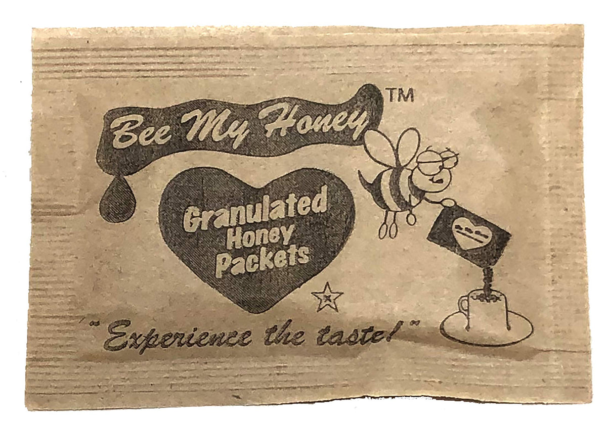 Corim Bee My Honey Pure Granulated Honey Packets – 300 Single-Serve Packets