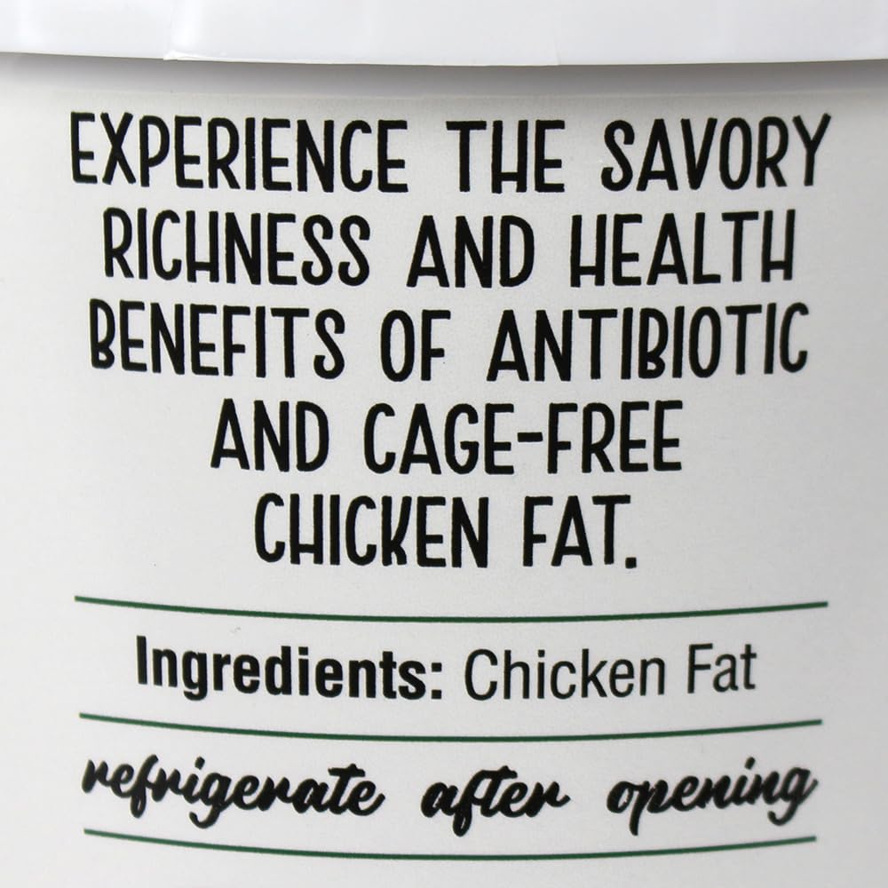 Cornhusker Kitchen Gourmet Rendered Chicken Fat – 1.5 lb Tub | Paleo-Friendly Cooking Fat