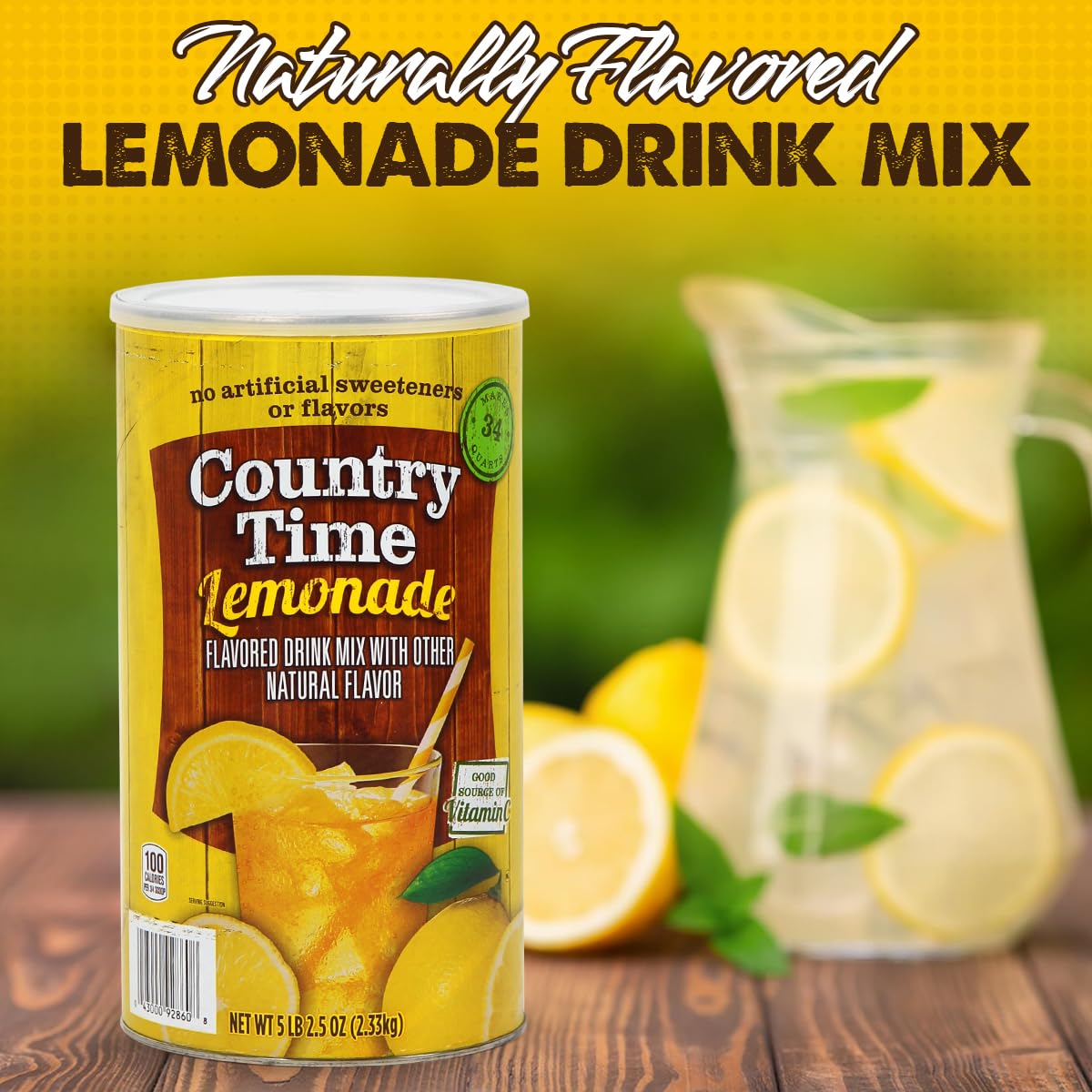 Powdered Lemonade Drink Mix – Country Time 2-Pack, 10.3 lb Total | SWEETSIDE CANDY CO.