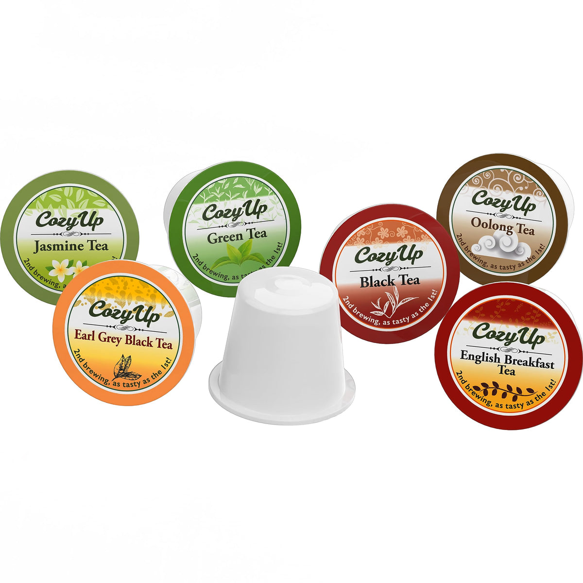 Cozy Up 36-Count Tea Variety Pack — 6 Flavors for Keurig K-Cup Brews