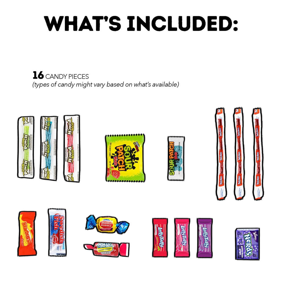 CRAVEBOX Birthday Care Package (50 Count) – Snack Gift Box