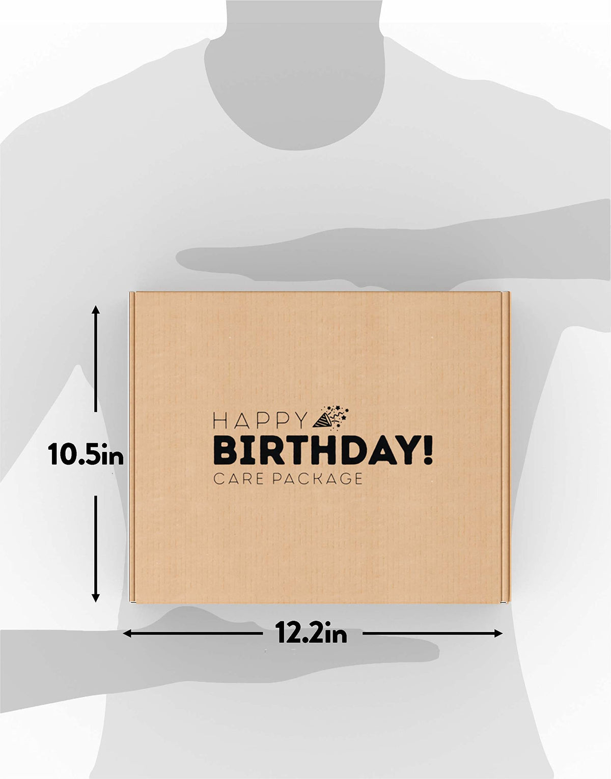 CRAVEBOX Birthday Care Package (50 Count) – Snack Gift Box