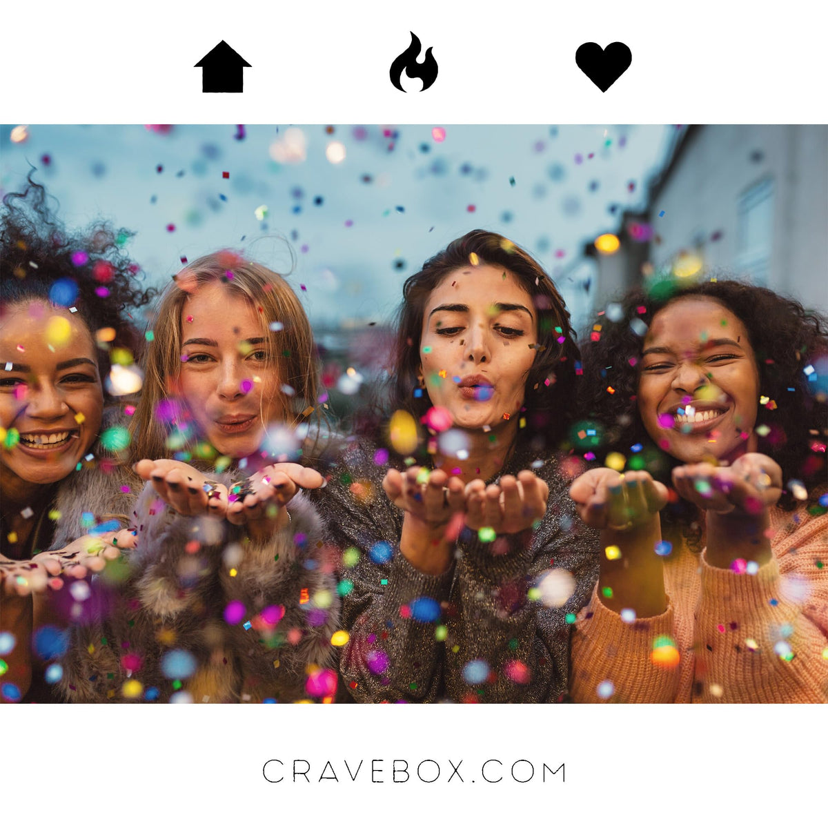CRAVEBOX 60-Count Easter Snack Box | Care Package Gift