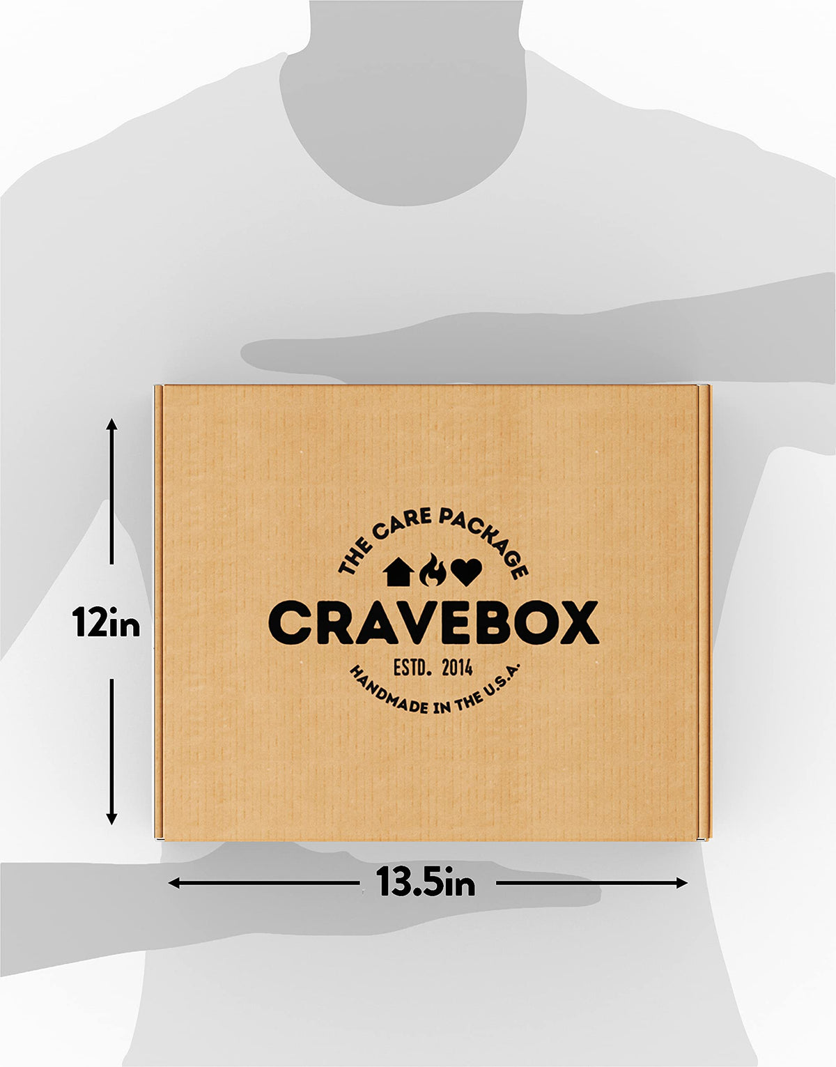 CRAVEBOX 65-Count Snacks Variety Pack for Adults – Mother's Day Gift Ready Care Package