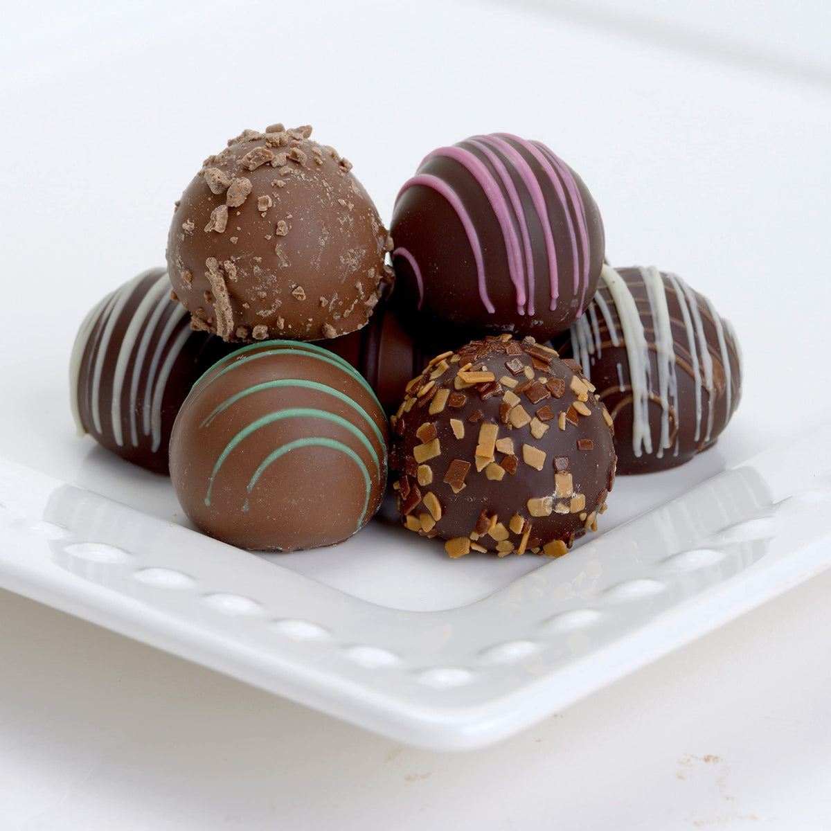 CRAVINGS BY ZOE Anniversary & Birthday Chocolate Truffles Gift Box – 16 Count