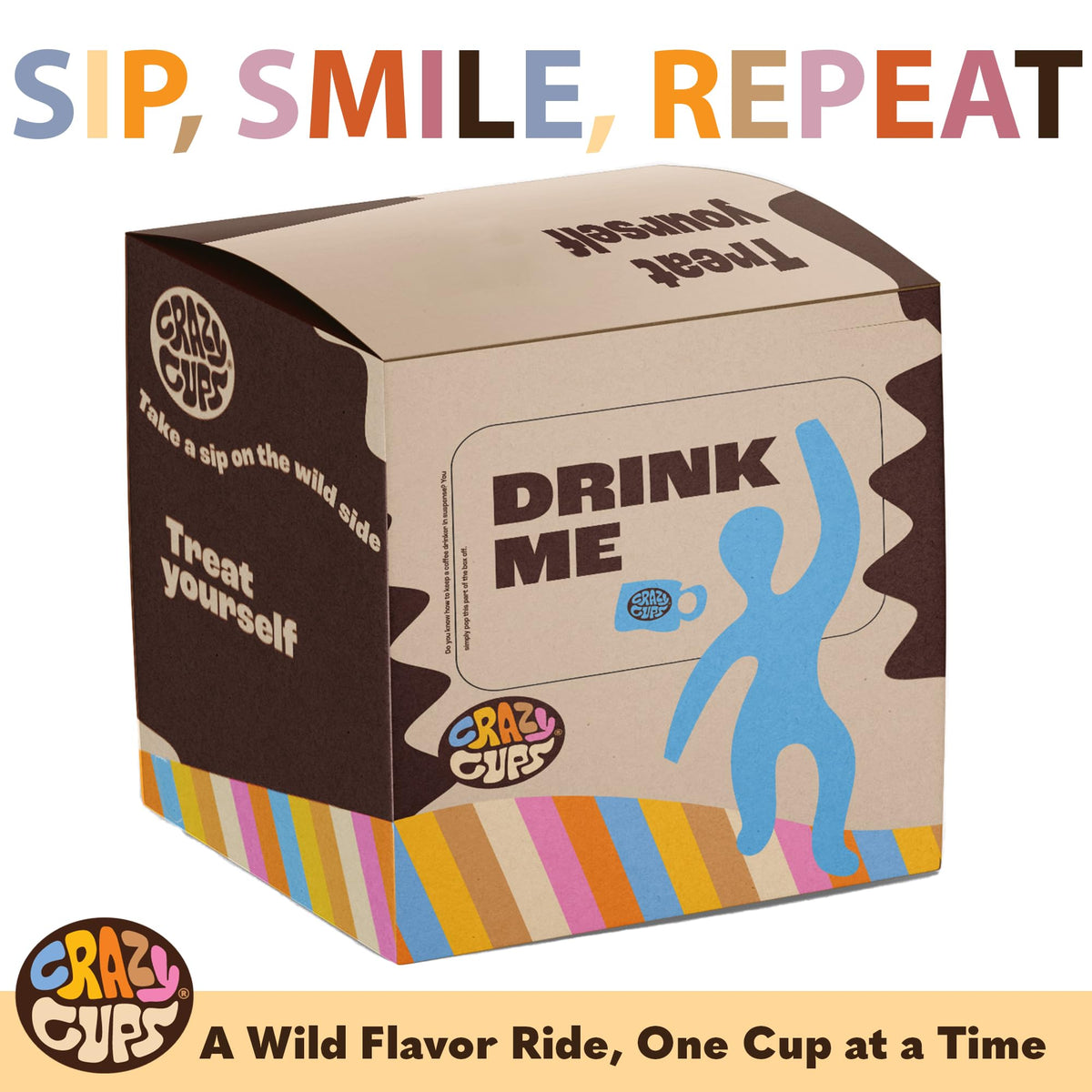 Crazy Cups Flavored Coffee Pods – 30 Count Keurig K-Cups Variety Pack