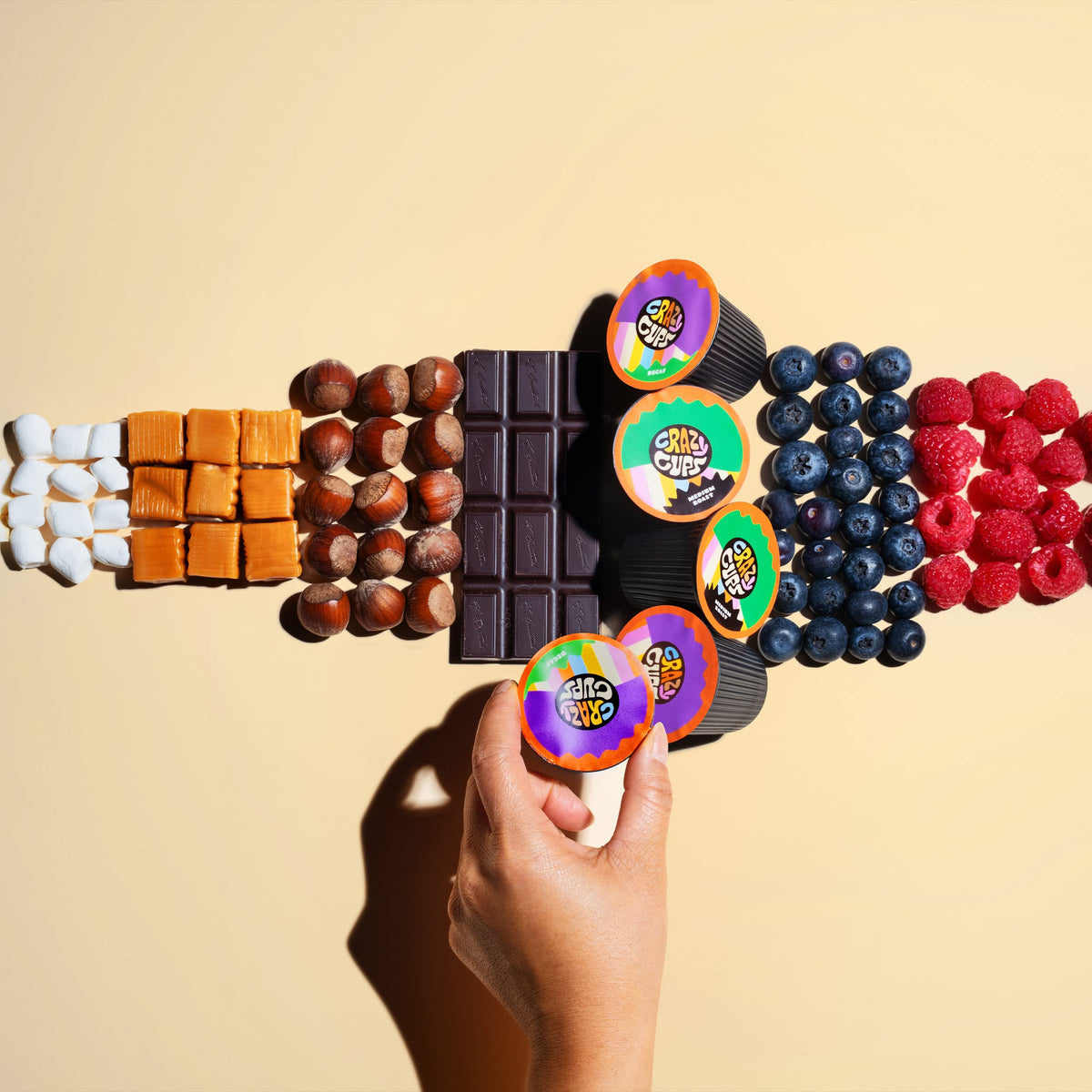 Crazy Cups Flavored Coffee Pods – 30 Count Keurig K-Cups Variety Pack
