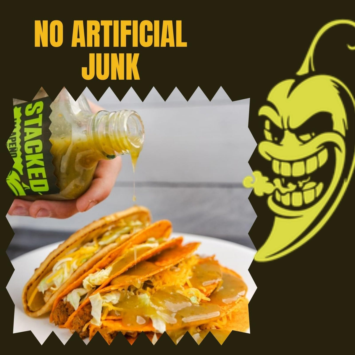 Crippling Hot Sauce Stacked Variety Pack – 3 Flavors (6.7 oz Each)