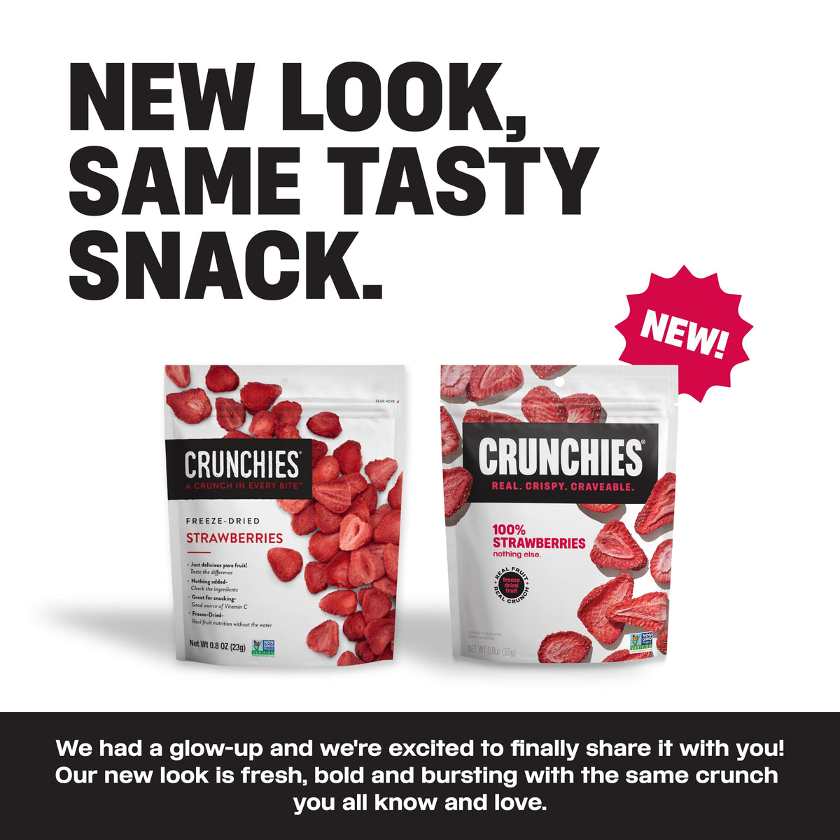 Crunchies Freeze-Dried Fruit Variety Packs – All-Natural, Non-GMO, Kosher (Pack of 6) Very Berry