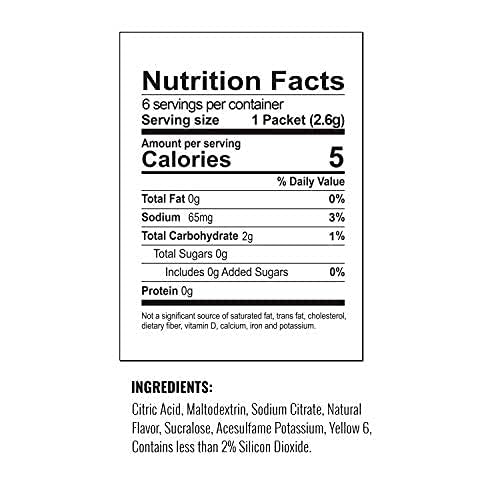Crush Orange Powder Drink Mix – Sugar Free, 72 Servings for Flavorful Hydration