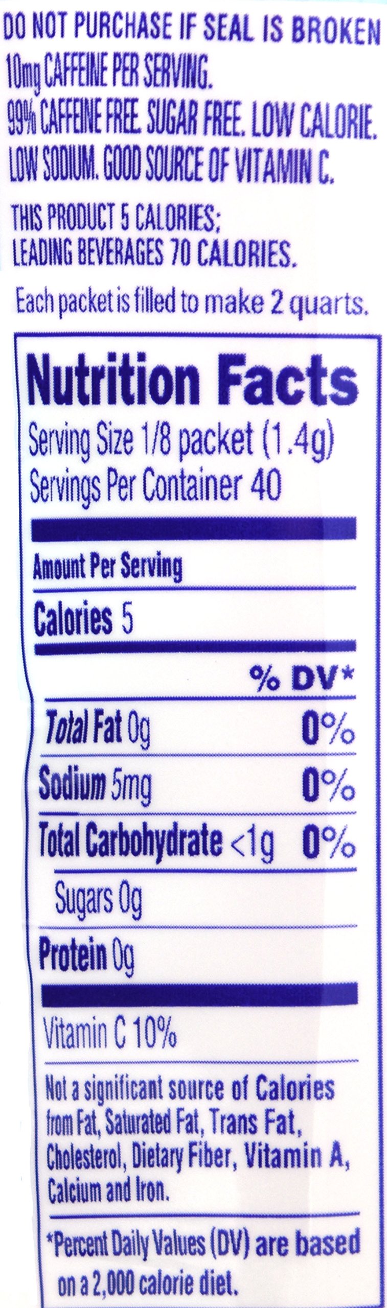 Crystal Light Green Tea Raspberry Drink Mix – 20 Packets + 4 Canisters