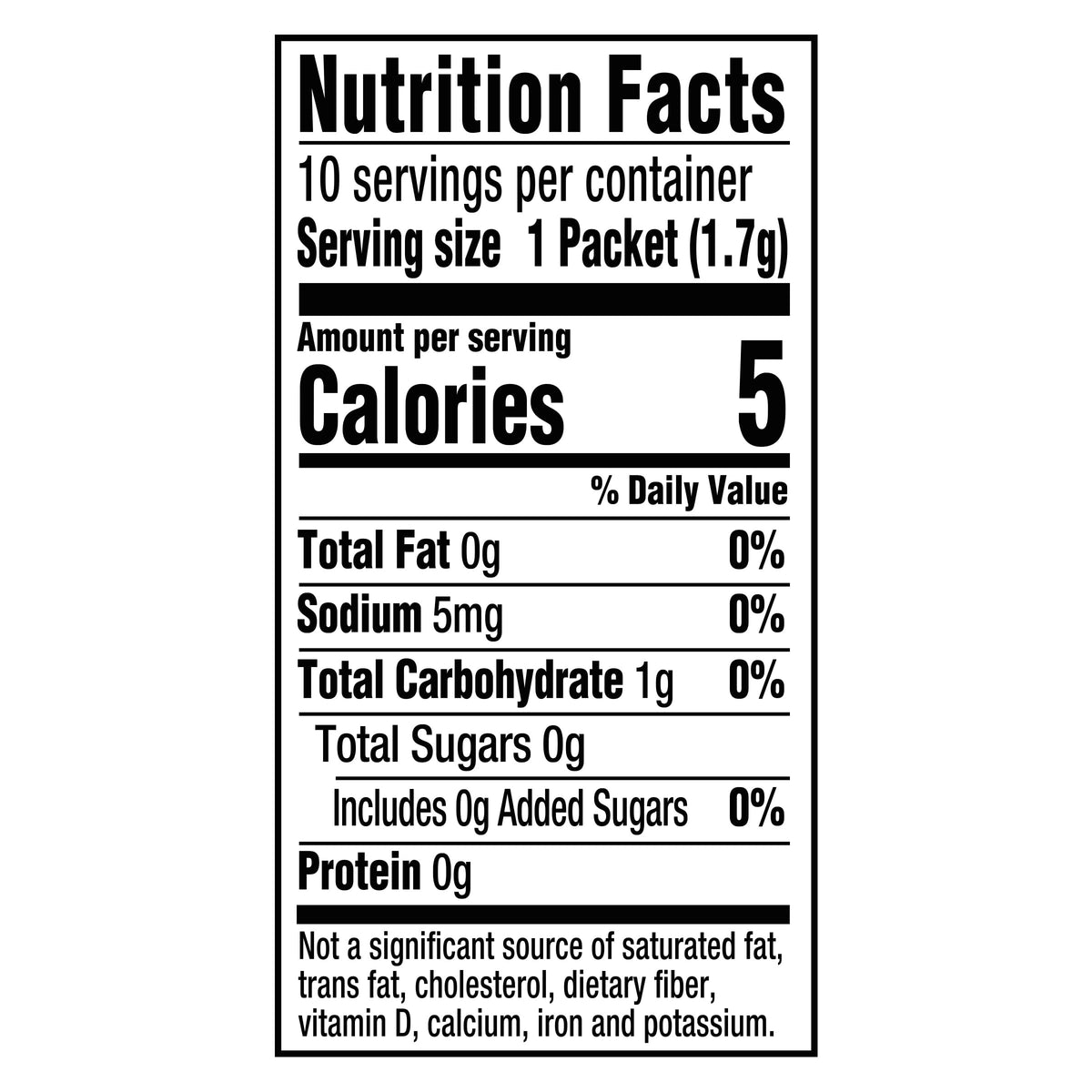 Crystal Light Raspberry Ice On-The-Go Drink Mix — 50 Pack (10-Pack Box x5)