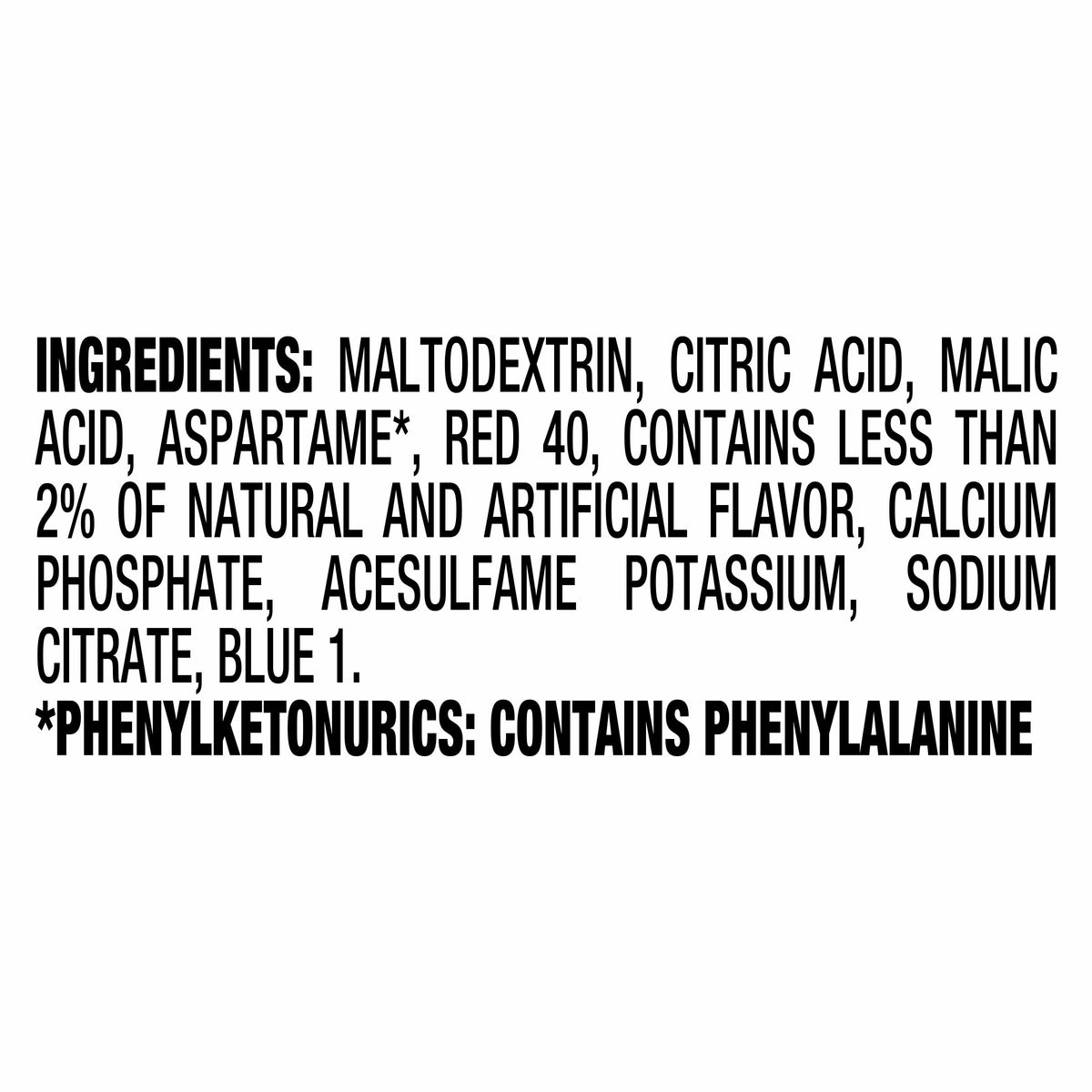 Crystal Light Raspberry Ice On-The-Go Drink Mix — 50 Pack (10-Pack Box x5)