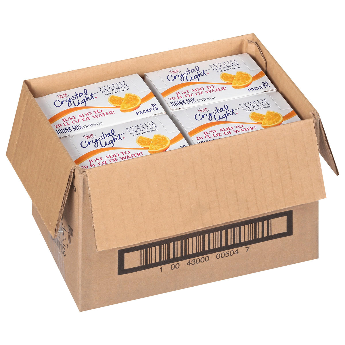 Crystal Light Sunrise Orange On-The-Go Sugar-Free Drink Mix – 120 Count