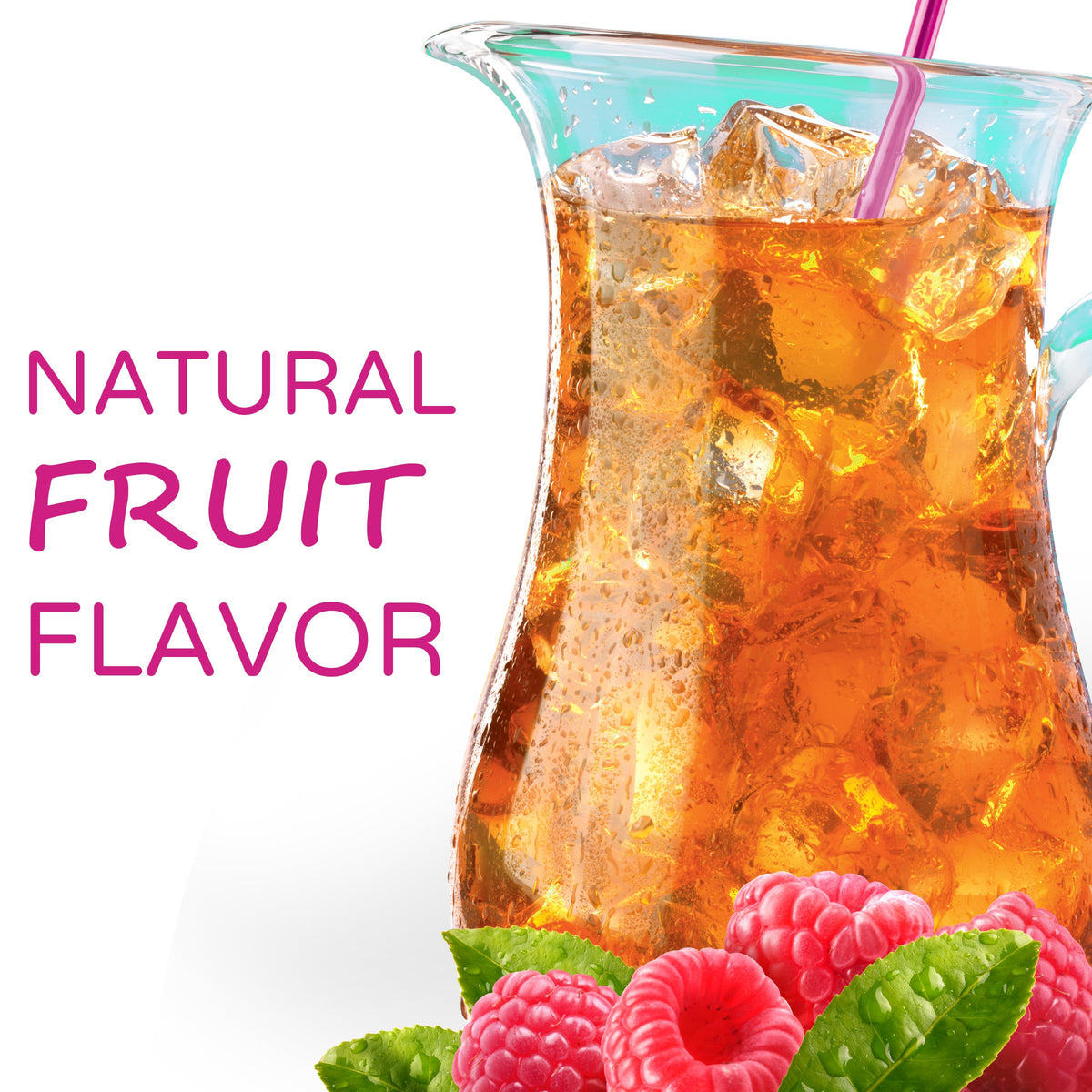 Crystal Light Raspberry Ice Sugar-Free Powdered Drink Mix – 5 Calories per Serving, 72 Pitcher Packets (Pack of 12)