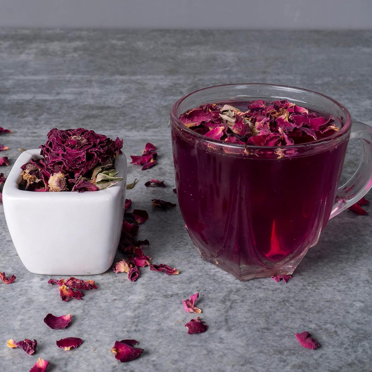 Cure wid Pure Dried Rose Buds & Petals – Edible 1LB, Preservative-Free