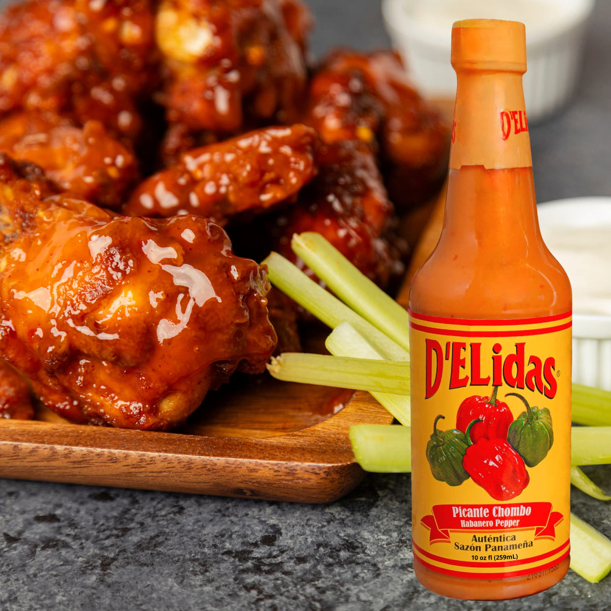 D'ELidas Habanero Hot Sauce – Non-GMO, Keto-Friendly Panamanian Pepper (Pack of 2)