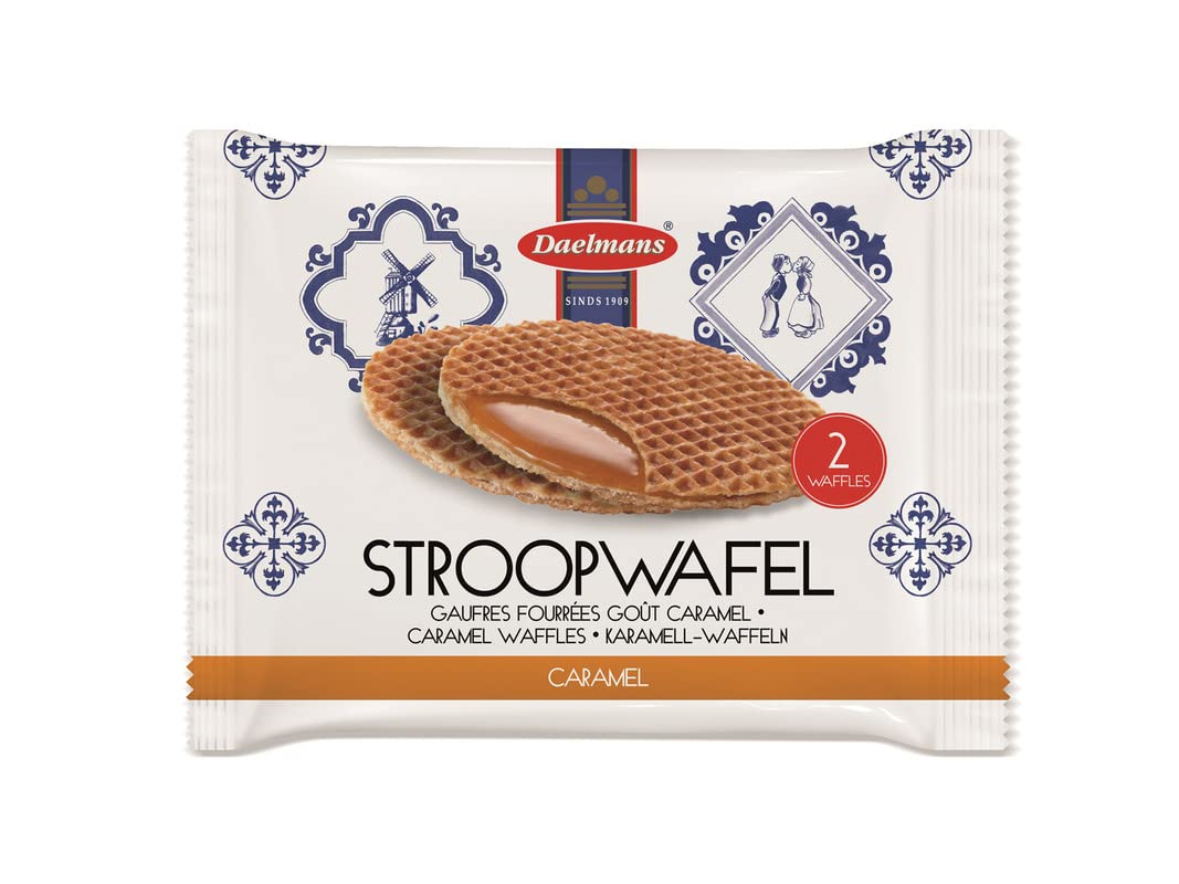 Daelmans Single Jumbo Caramel Wafers — 36-Pack, 1.38-Ounce Box