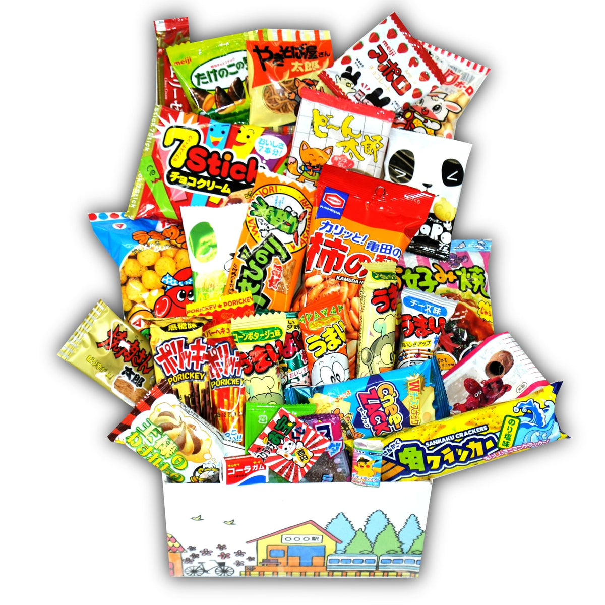 Dagashi Box from DagashiyaBox – 30 Count Japanese Snacks Variety Pack
