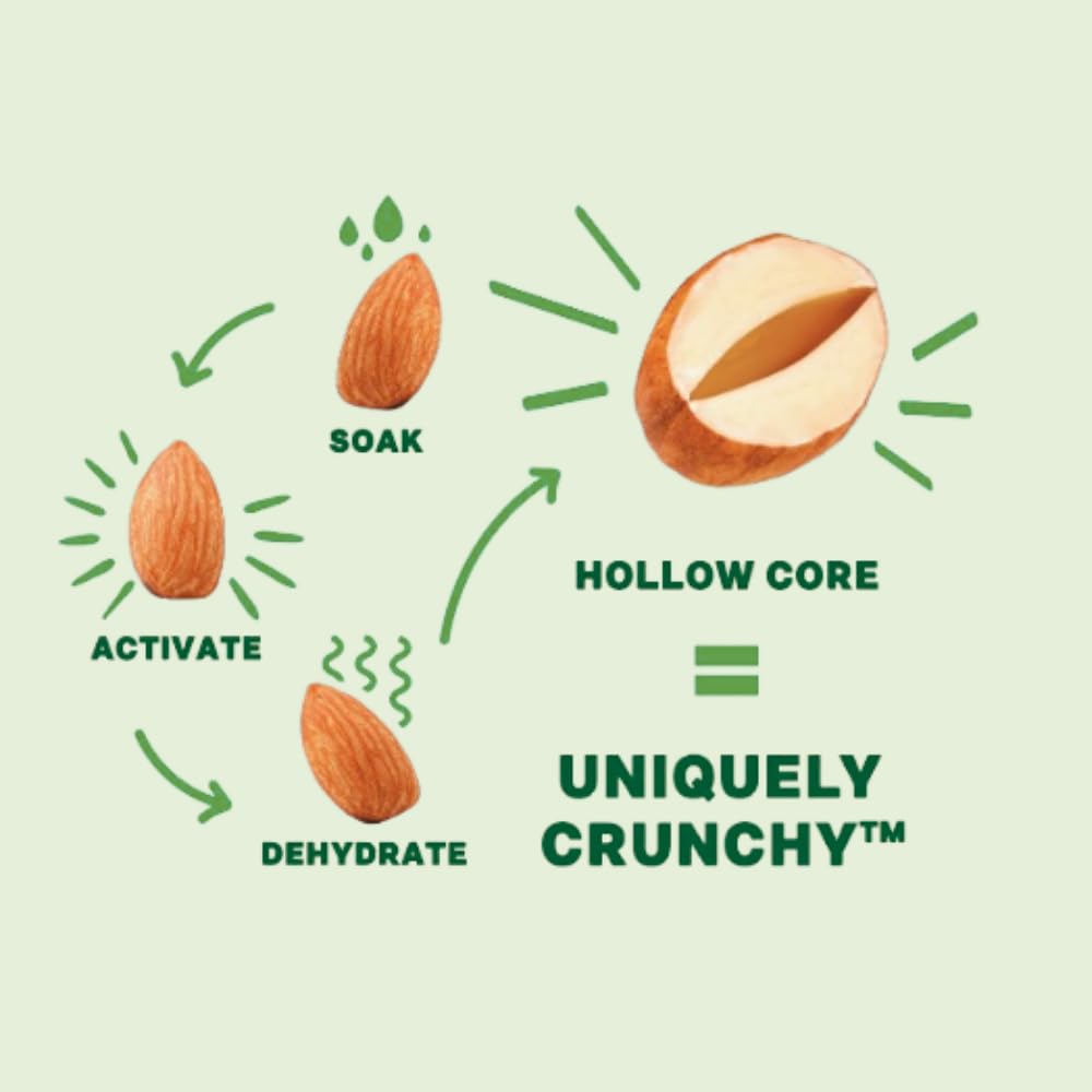 Daily Crunch Sprouted Almonds - Dill Pickle 1.5oz On-The-Go Bags (8 Count)