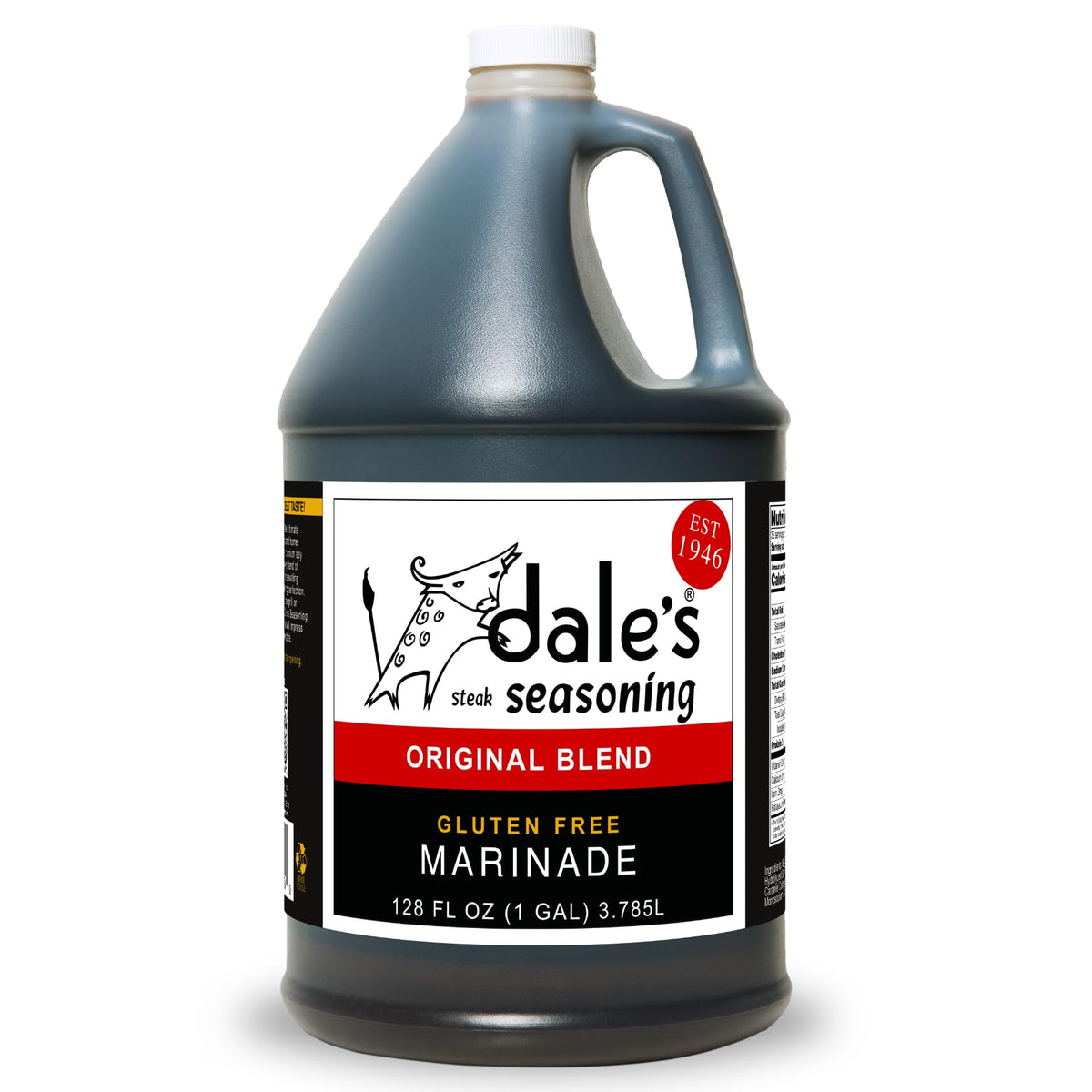 Dale's Steak Seasoning Family Size 1 Gallon – Gluten Free Steak Marinade