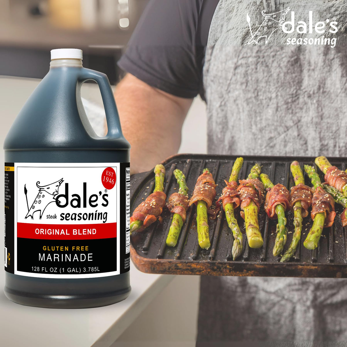 Dale's Steak Seasoning Family Size 1 Gallon – Gluten Free Steak Marinade