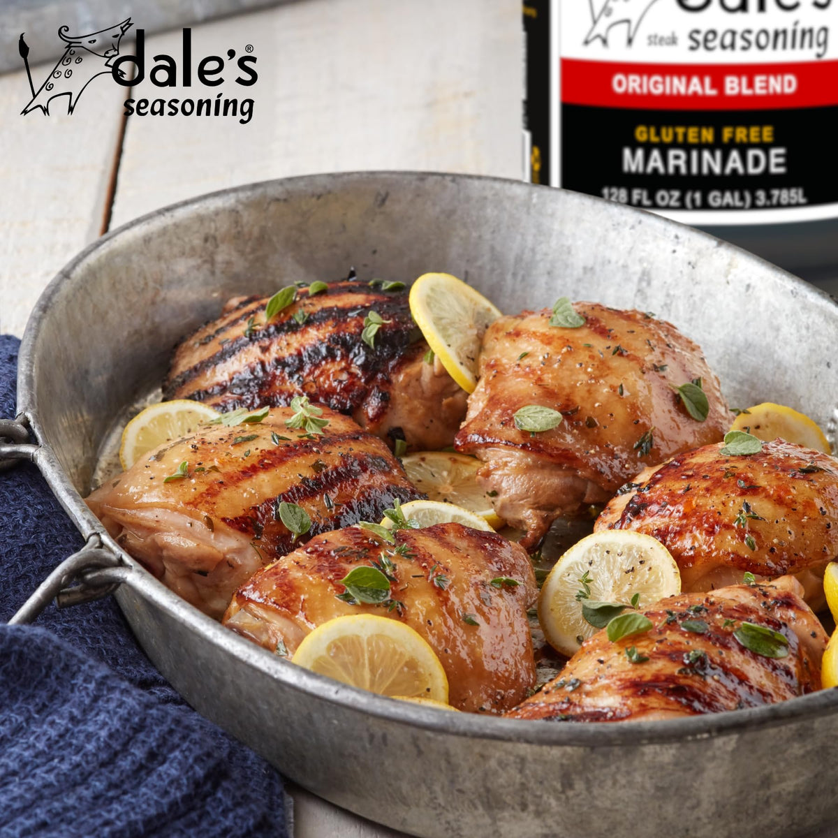 Dale's Steak Seasoning Family Size 1 Gallon – Gluten Free Steak Marinade