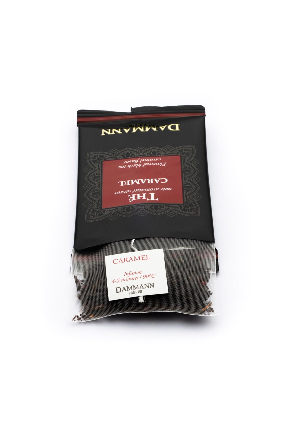 Dammann Frères Caramel Toffee Tea Sachets – Premium French Black Tea, 24 Sachets
