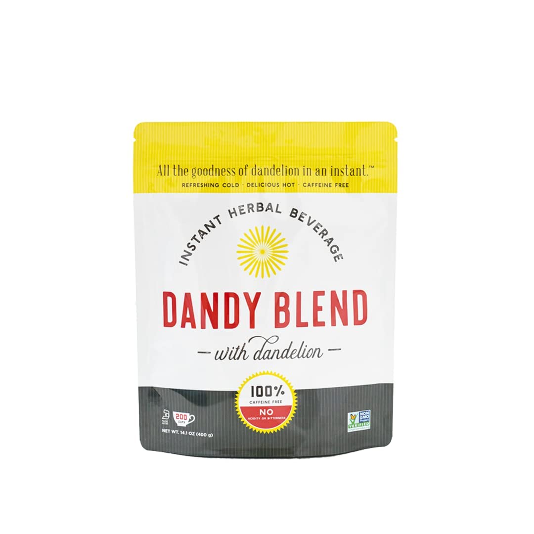 Dandy Blend Instant Herbal Beverage with Dandelion — Caffeine-Free Coffee Substitute, 14.1 oz