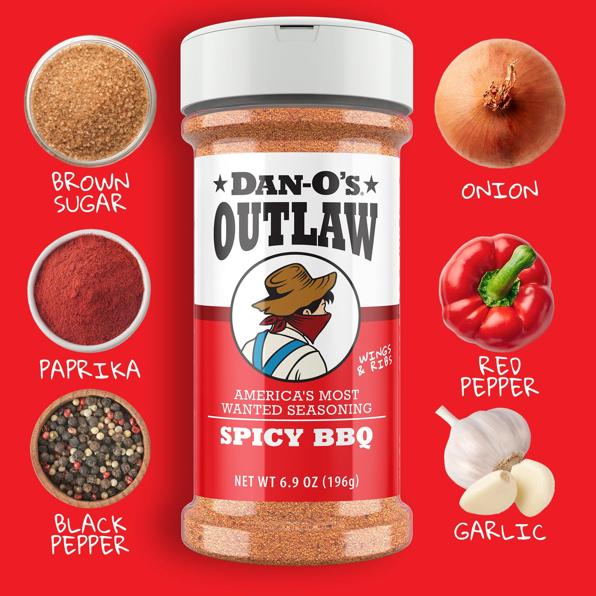 Dan-O’s Outlaw BBQ Variety Pack – 3 Bottle Set (Sweet & Tangy Tamarind, Spicy, Sweet Caribbean)