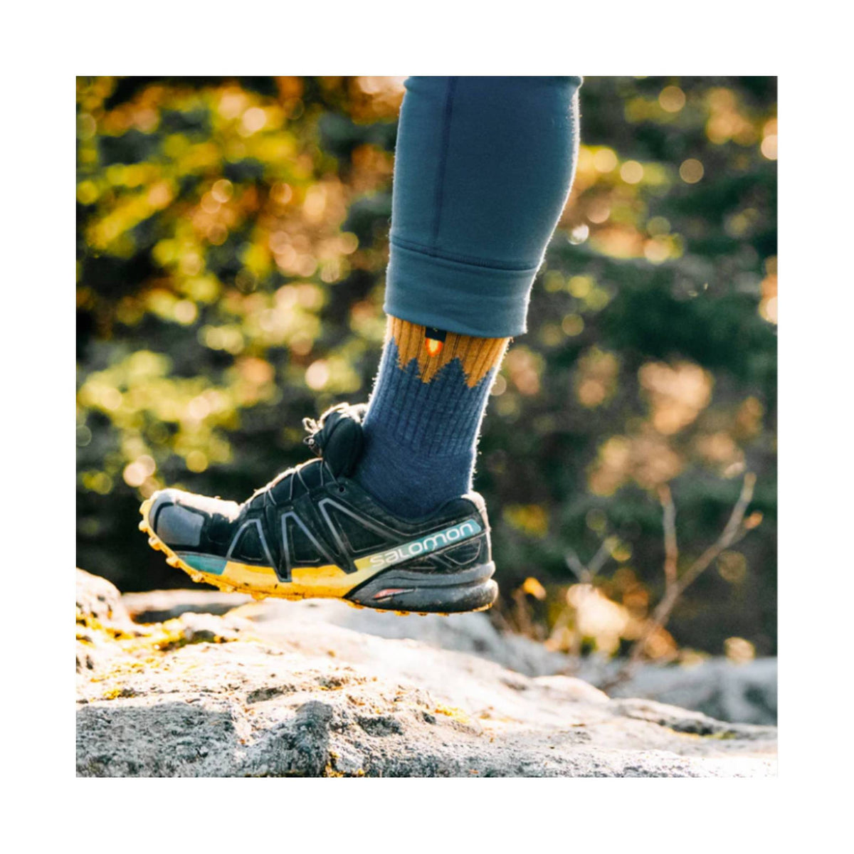 Darn Tough Vermont Men's Number 2 Micro Crew Midweight Hiking Sock - Denim