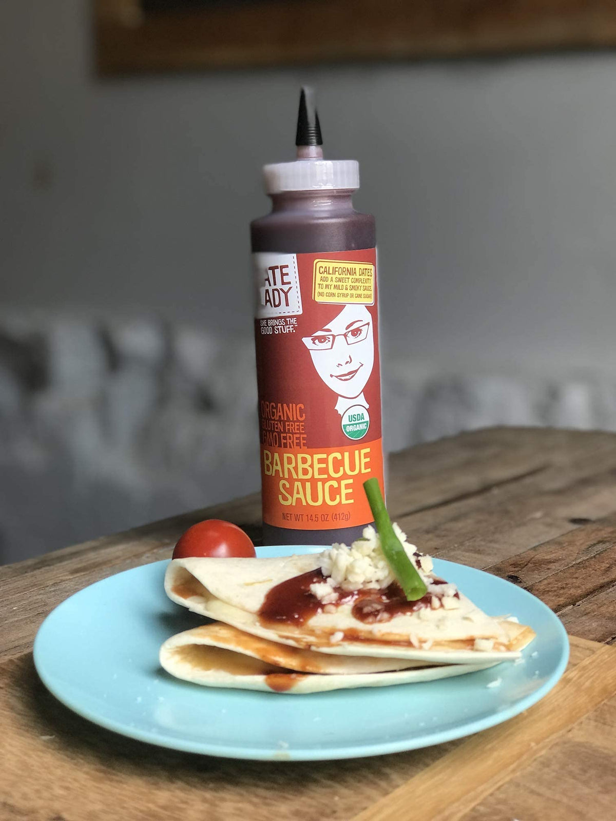 Date Lady BBQ Sauce | Organic, Gluten Free & Vegan, Dates-Sweetened | 2-Pack