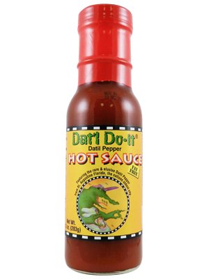 Dat'l Do It Pepper Sauce 10oz Pack of 3 | Tomato-Based Datil Pepper Hot Sauce
