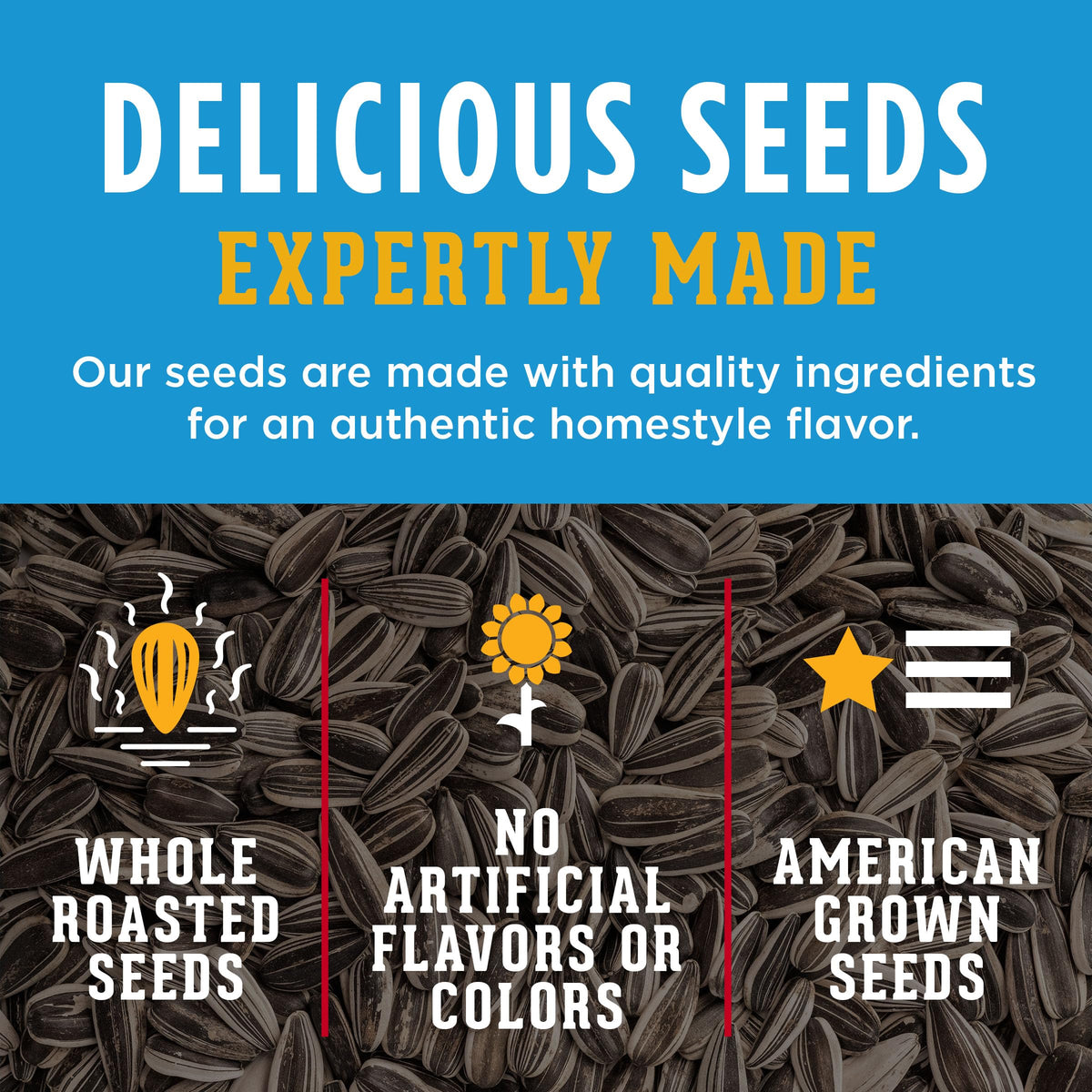 DAVID Sweet & Salty Jumbo Sunflower Seeds – 12-Pack, 5.25 oz Each | Keto Friendly