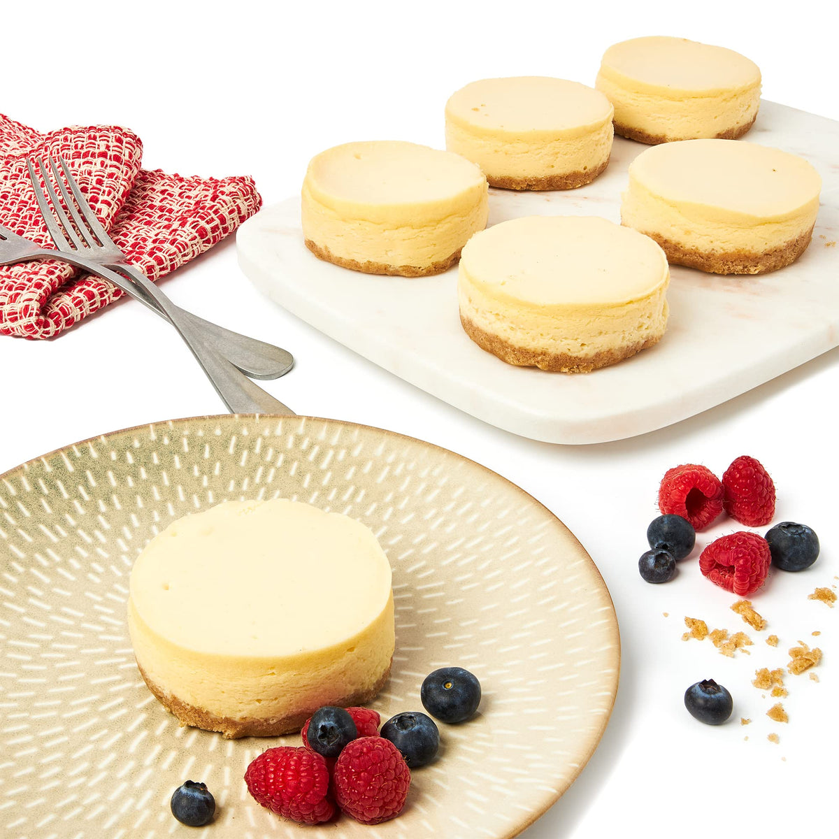 David’s Cookies New York Mini Cheesecakes – Creamy Six-Piece Dessert (6 pcs)