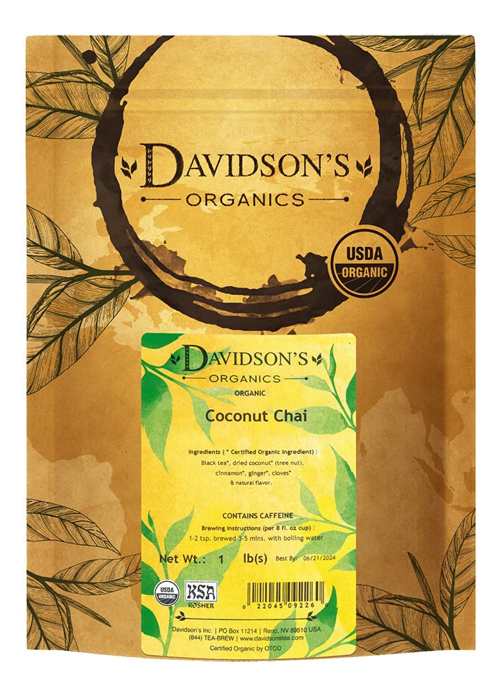 Davidson's Organics Coconut Chai Loose Leaf Tea – 16 oz