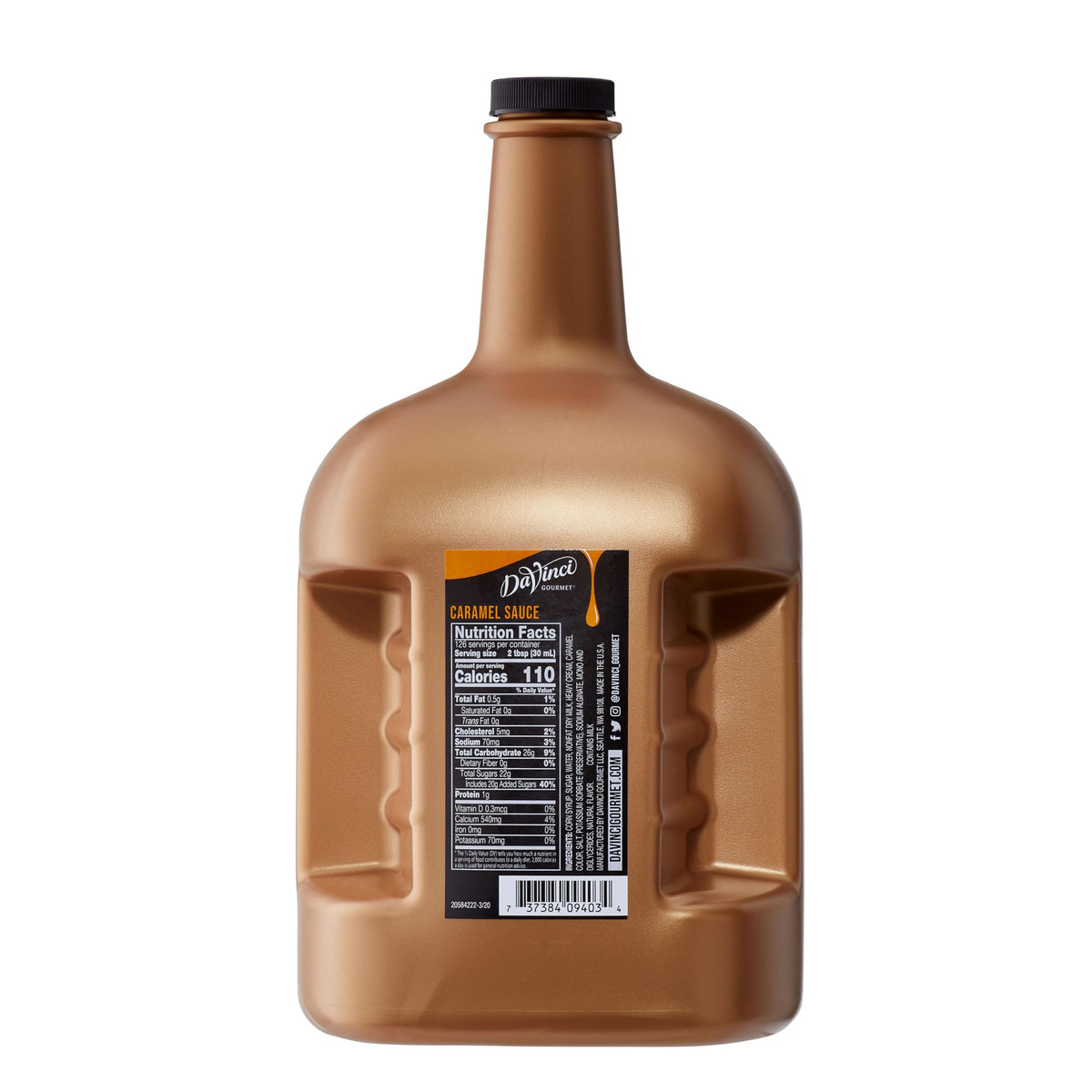 DaVinci Gourmet Classic Caramel Sauce – 128 fl oz (Pack of 1)