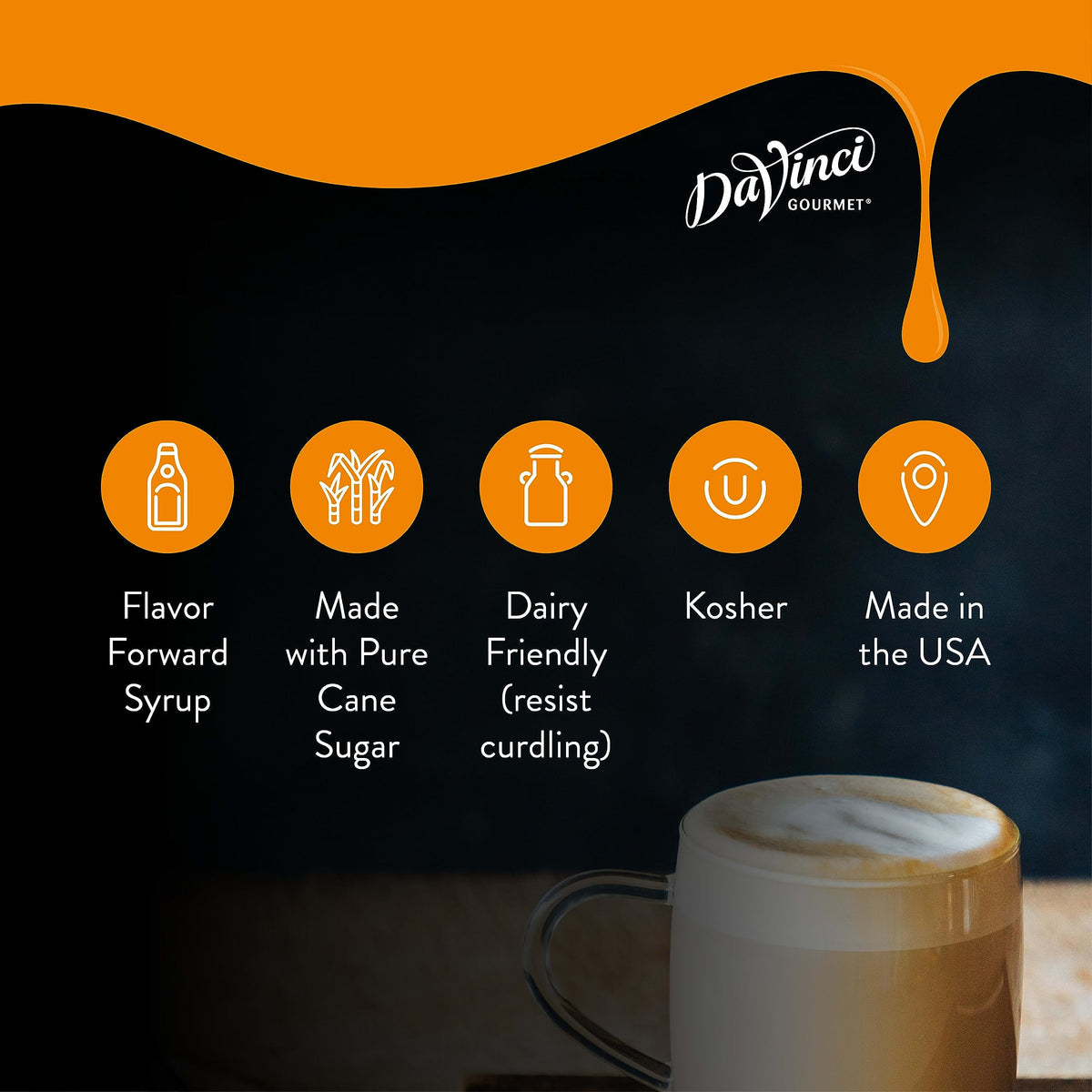 DaVinci Gourmet Classic Mango Syrup – 25.4 fl oz (Pack of 4)