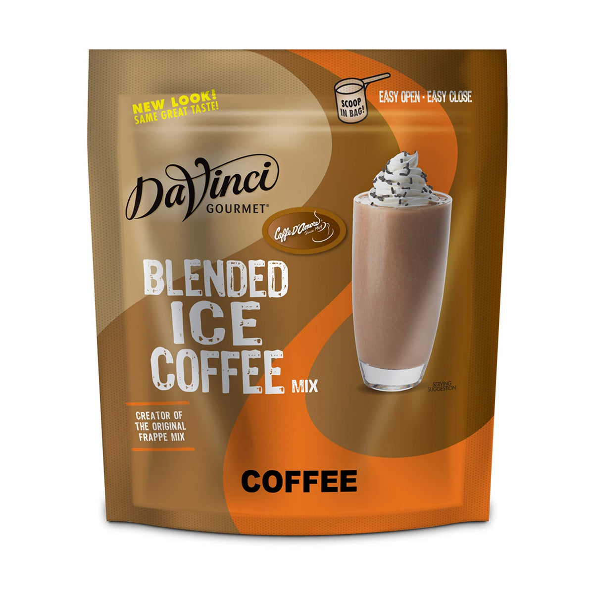 DaVinci Gourmet Coffee Blended Iced Coffee Mix, 3 lb