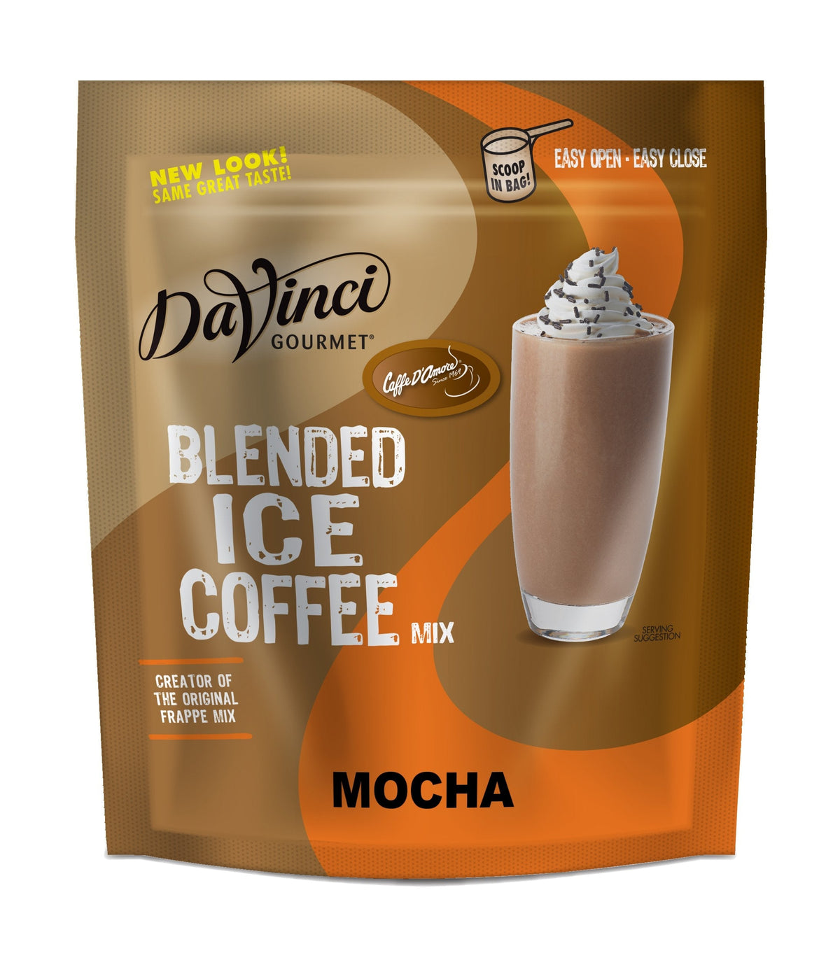 DaVinci Gourmet Mocha Blended Iced Coffee Mix – 3 Pound (Pack of 1)