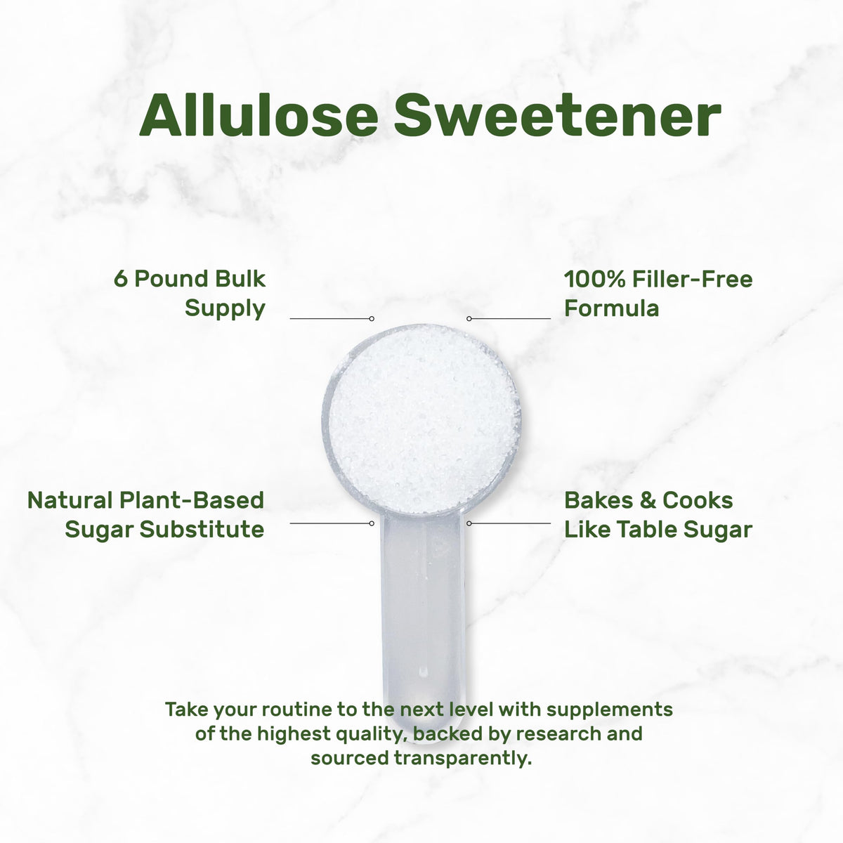 Deal Supplement Allulose Sweetener – 6 Pounds, No Aftertaste, Zero Net Carbs, Keto & Vegan