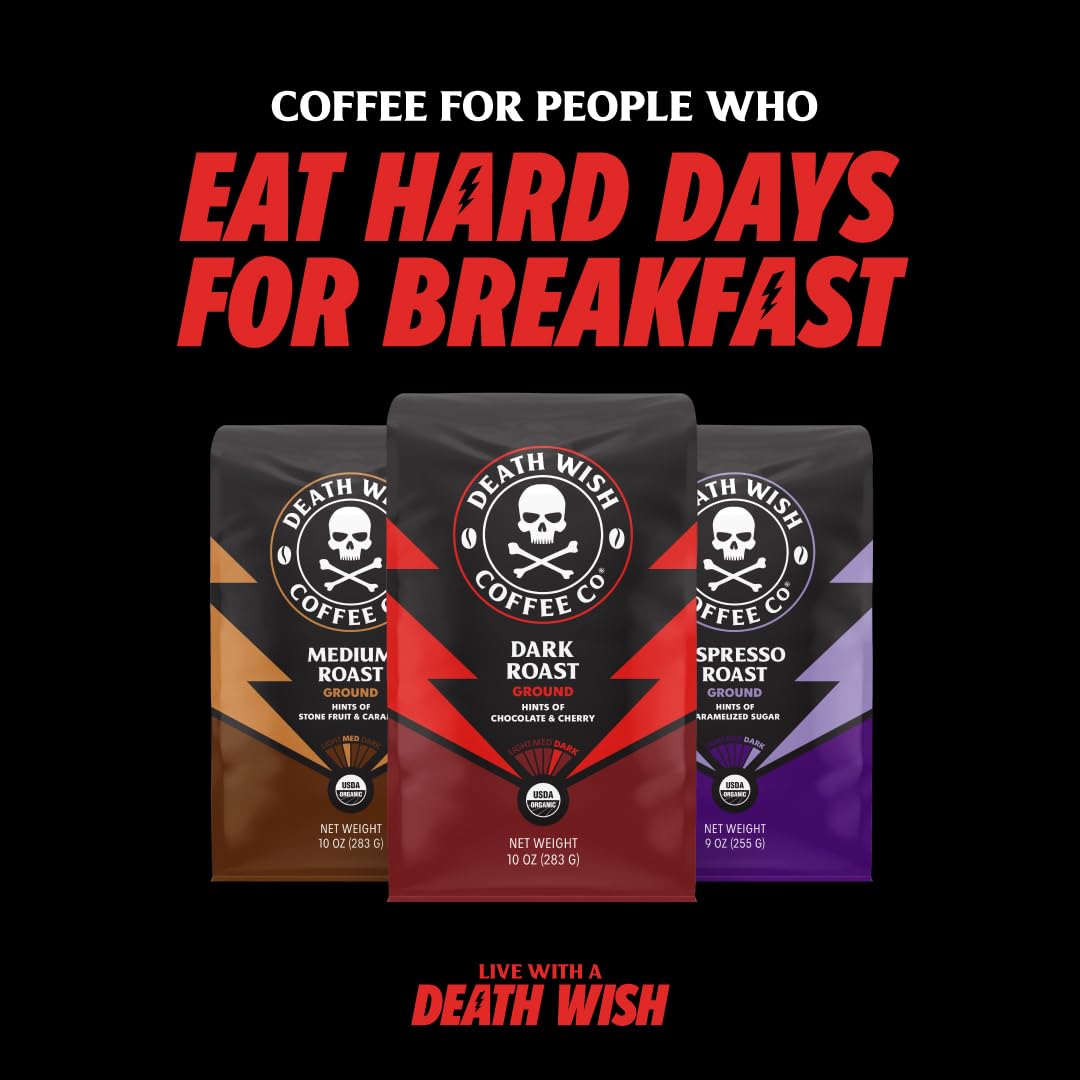 Death Wish Coffee Chocolate Hazelnut Pods - Organic & Fair Trade, 30 Count