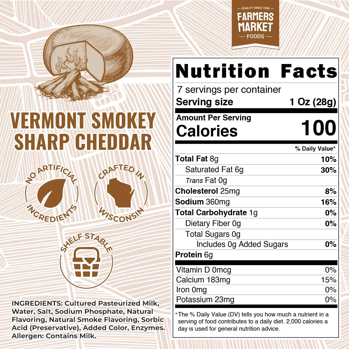 Deli Direct Smokey Sharp Cheddar – Wisconsin Gift Sets (3-Pack) | Gluten Free, Keto