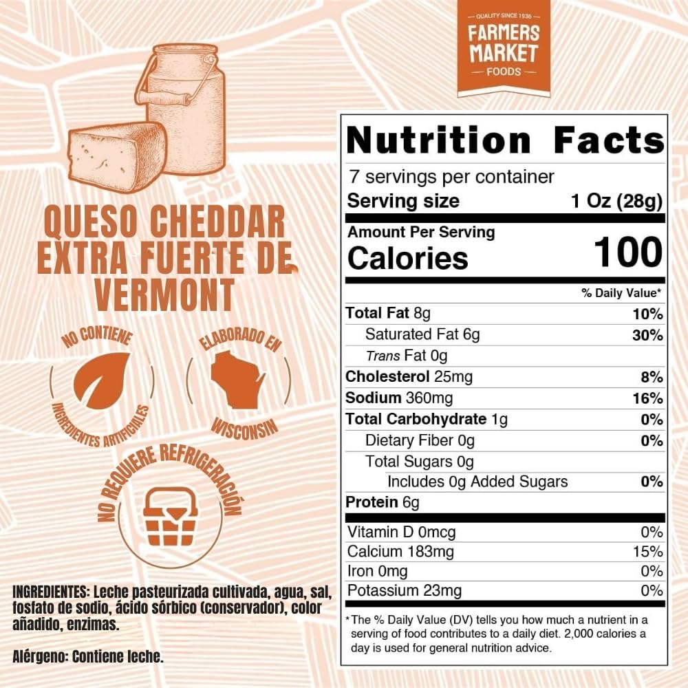 Deli Direct Wisconsin Extra Sharp Cheddar 3-Pack Gift Set — Gluten Free, Keto, Paleo, Low Sodium, Zero Sugar