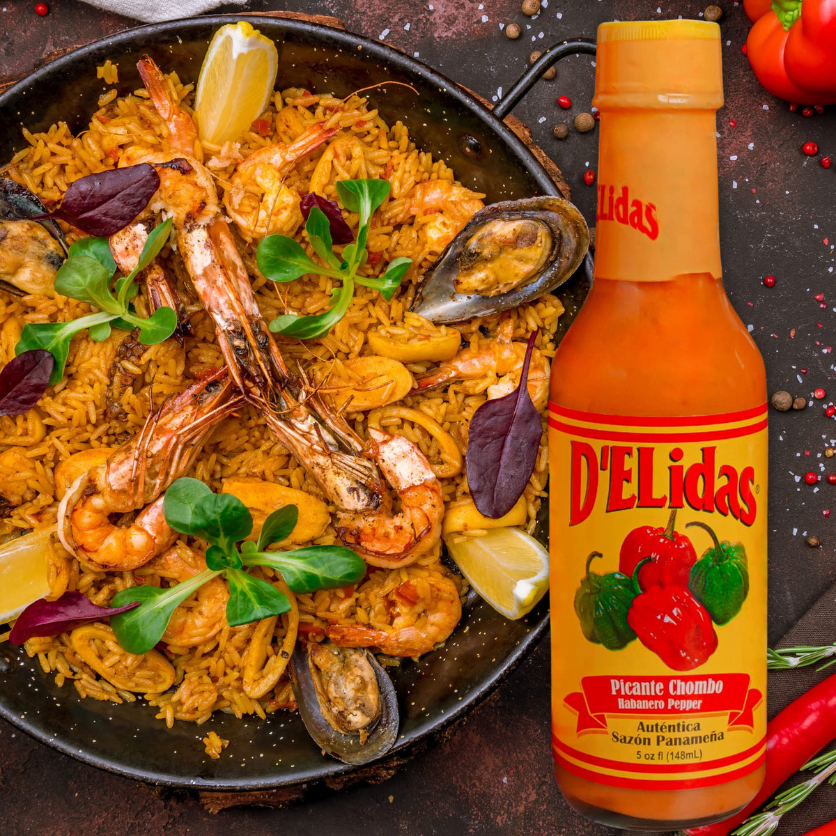 D'ELidas Habanero Hot Sauce – Natural, Non-GMO, Keto Friendly (3 x 5oz Pack)