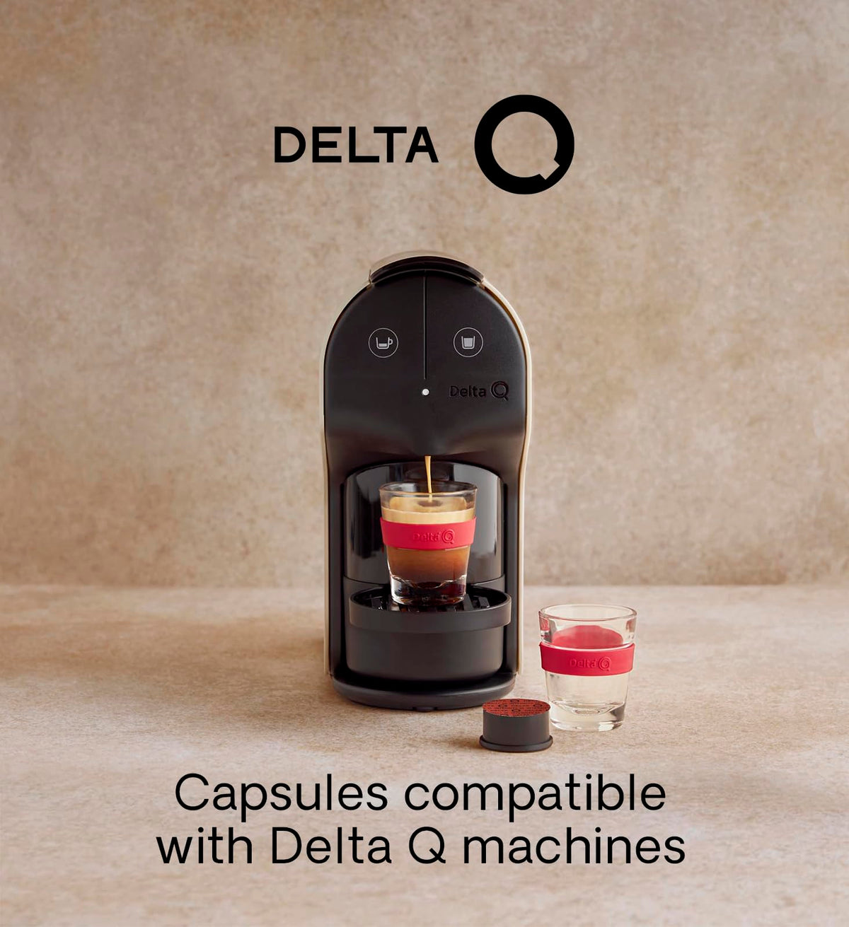 Delta Q Qalidus Espresso Pods for Delta Q Machines – Intensity 10, Caramel Notes, XL Pack (40 Capsules)